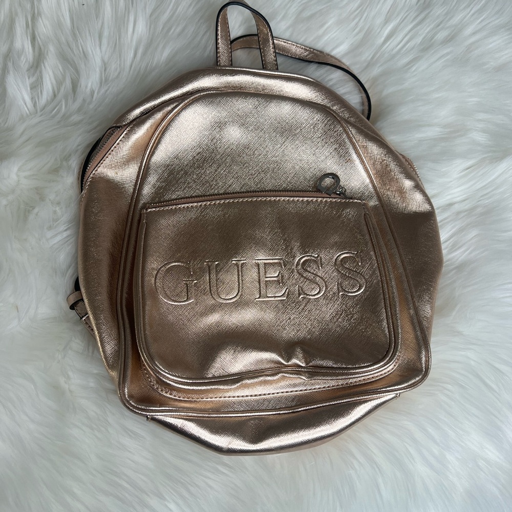 Guess Rose Gold Mini Backpack